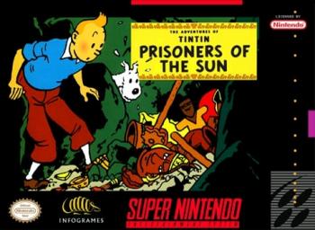 Cover Adventures of Tintin, The - Prisoners of the Sun for Super Nintendo